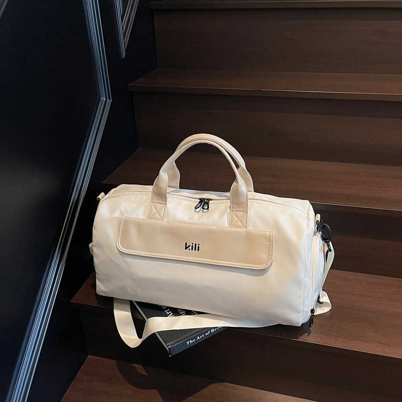 Shortdistance Travel Bag for Men and Women New Large Capacity Fashion Business Trip Luggage Bag Casual Handheld Singleshoulder Sports Gym Bag W251023