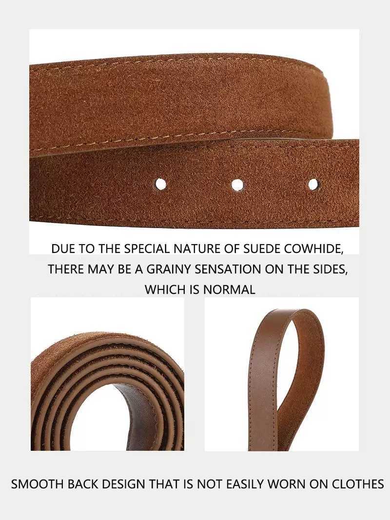 Fashion Suede Cowhide Womens Belts Genuine Leather 28cm Wide Belt Metal Buckle Women Belt Matched Dress Jeans Skinny GirdleXJ251023