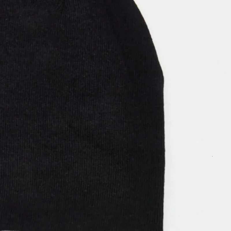 1pc Punk Style Rivet Decorated Knitted HatPersonalized Punk Rivet Y2K Vintage Solid Black Warm Beanie for Daily AllWinter WearXJ251023