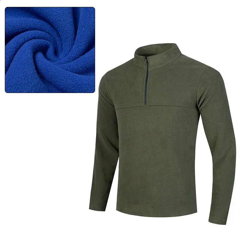 Male Running Long Sleeve Tshirt Autumn Winter Outdoor Half Zipper Fitness Sport Top Breathable Jogging Gym Training Sportswear 251023