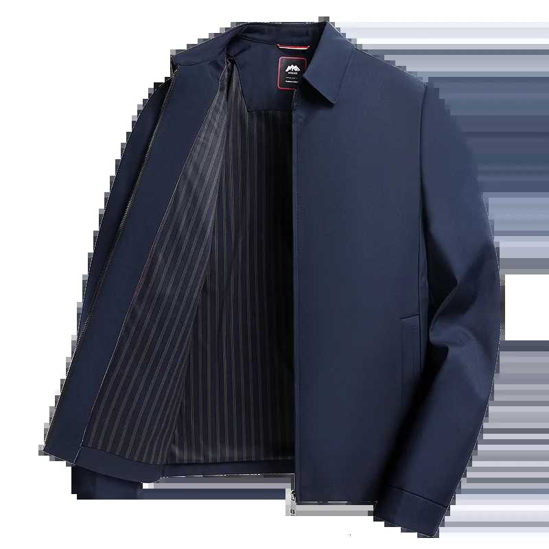 New Mens Fashion Classic Business Solid Color British Style Outdoor Travel Trend Everything Work Executive Casual Jacket W251023