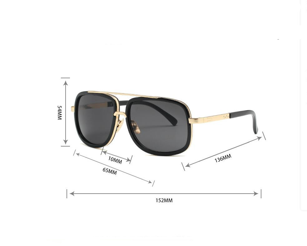 Designer Sunglasses For Men Women Polarizing Sunglasses Oversized Fashion UV400 Protection Sunglasses Luxury Polarized Goggle Pilot PC Frame Square Ey