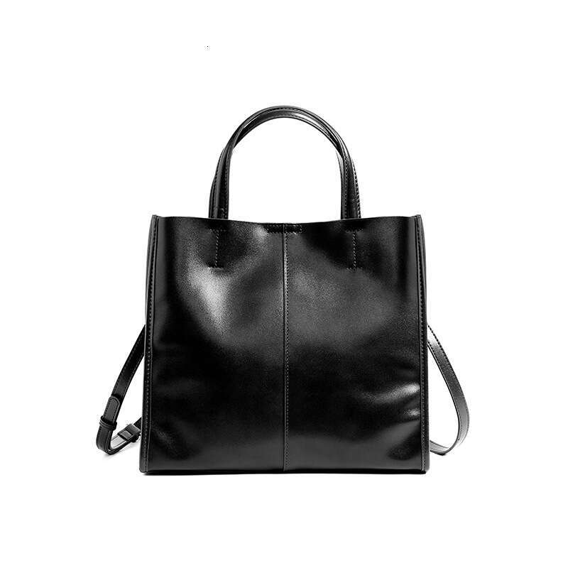 Luxury bag Autumn Winter Genuine Leather Large Capacity Shoulder Tote Bag Top Layer Vegetable Tanned Cowhide Commuting Versatile Women s Handbag