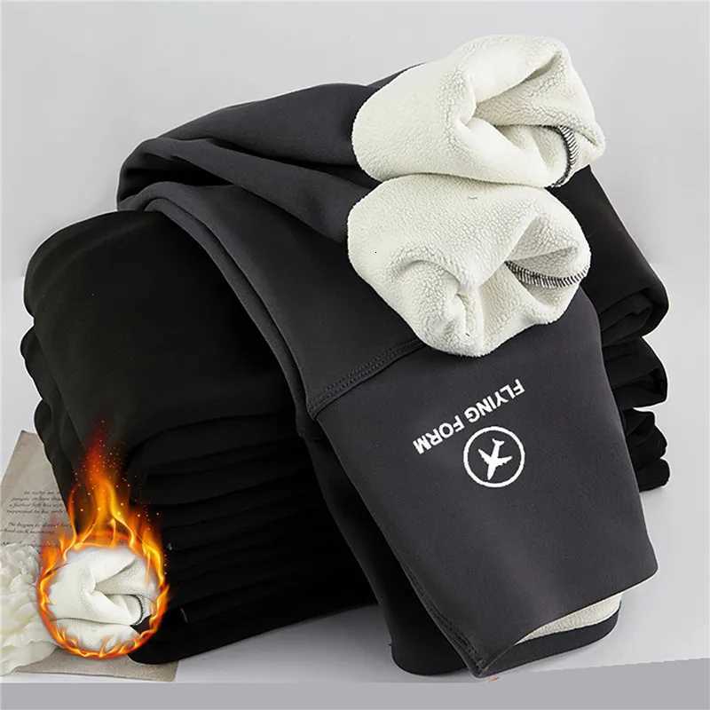 Women HighWaisted Winter Leggings Add Plush Fleece Slimming Tights Warm Trousers Casual Cashmere Pants For WomenT251023