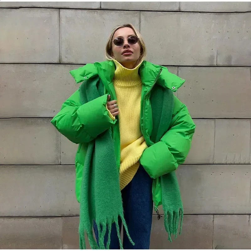 Zekye Winter Solid Color Jacket Zipup Womens Lightweight Padded Bomber Long Sleeve Coats Ladies Coat 251021