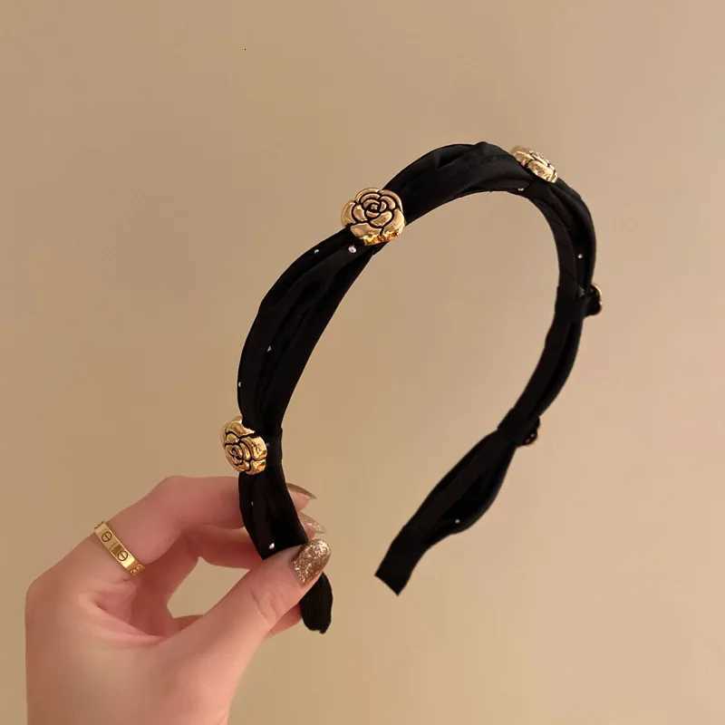 2025 New lia Temperament Hair Bands for Wen Vintage Pleated Bowknot band Girls Fashion Hair Bands Hair Accories Y251023