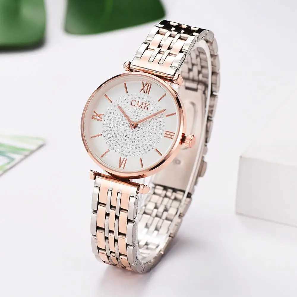 Luxury Women Watches Simple Elegant Ladies Watch Zegarek Damski Stainless Steel Metal Womens Wrsiwtwatch Relogio Feminino SaatiL251023