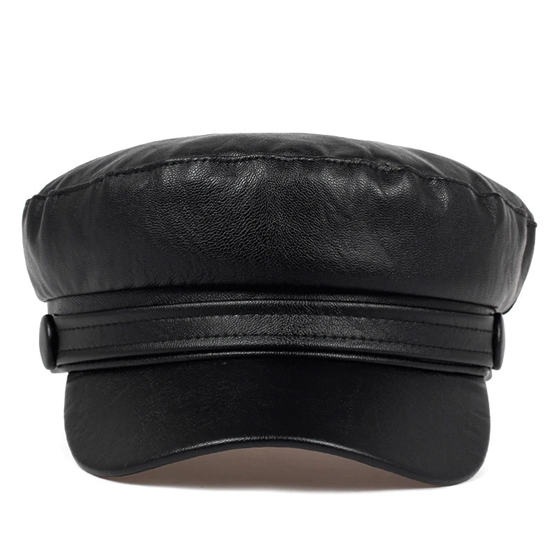 Korean leather beret fashion ladies hat super fire wild hats high quality outdoor leisure caps hat 251022
