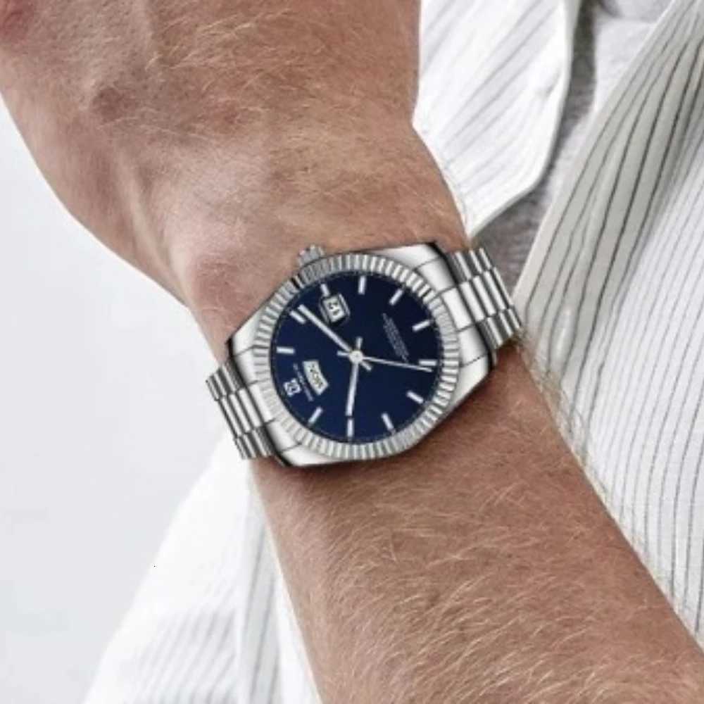Men Luxury Watch 40mm Case Wristwatch Install Quartz Movement Stainless Steel Strap Diving Men WristwatchL251023