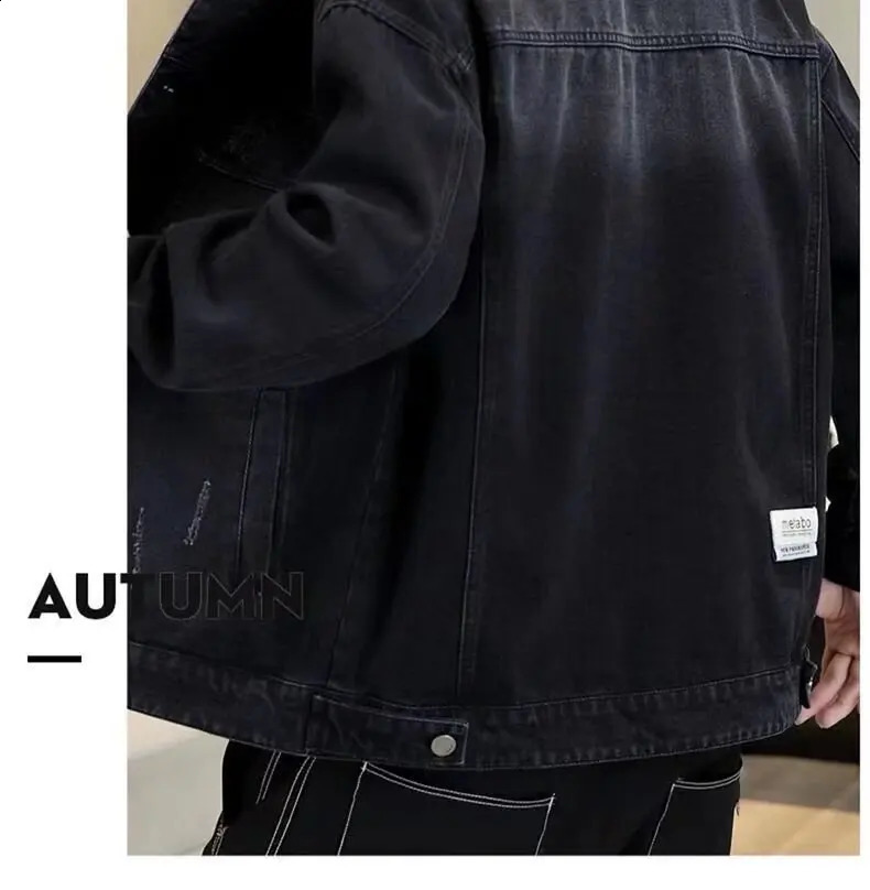 Autumn Coats ed Jackets in Jeans Mens Denim Man Male Coat Dress Jean Cowboy Clothes Jack 251023