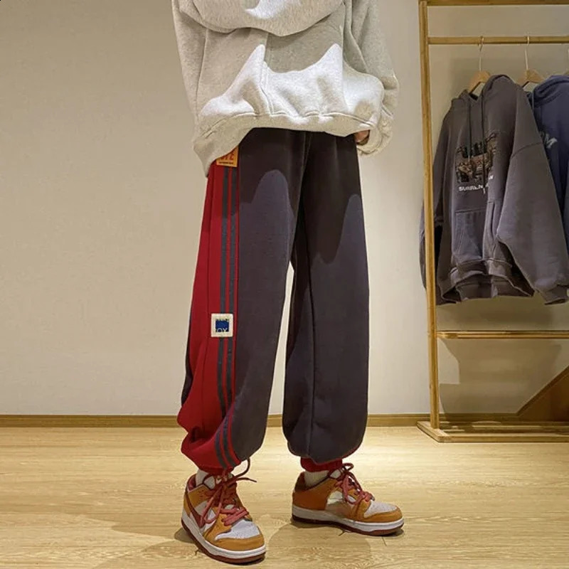 Trousers Jogger Sweatpants For Men Track Cotton Male Sweat Pants Sport Harem Athletic Trend Korean Style Y2k Elastic 251023