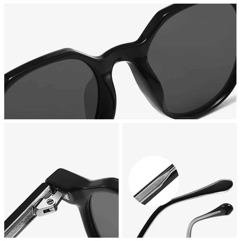 SZTZX New Retro Polygonal Prescription Driving Glasses Fashion Street Outdoor Beach Sunglasses Men Womens Myopia UV400 EyewearW251023