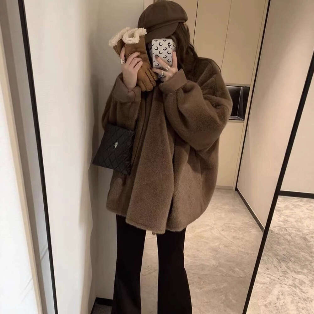 for Women EcoFriendly FurIntegrated New Coat Melad Korean Style Fur Top