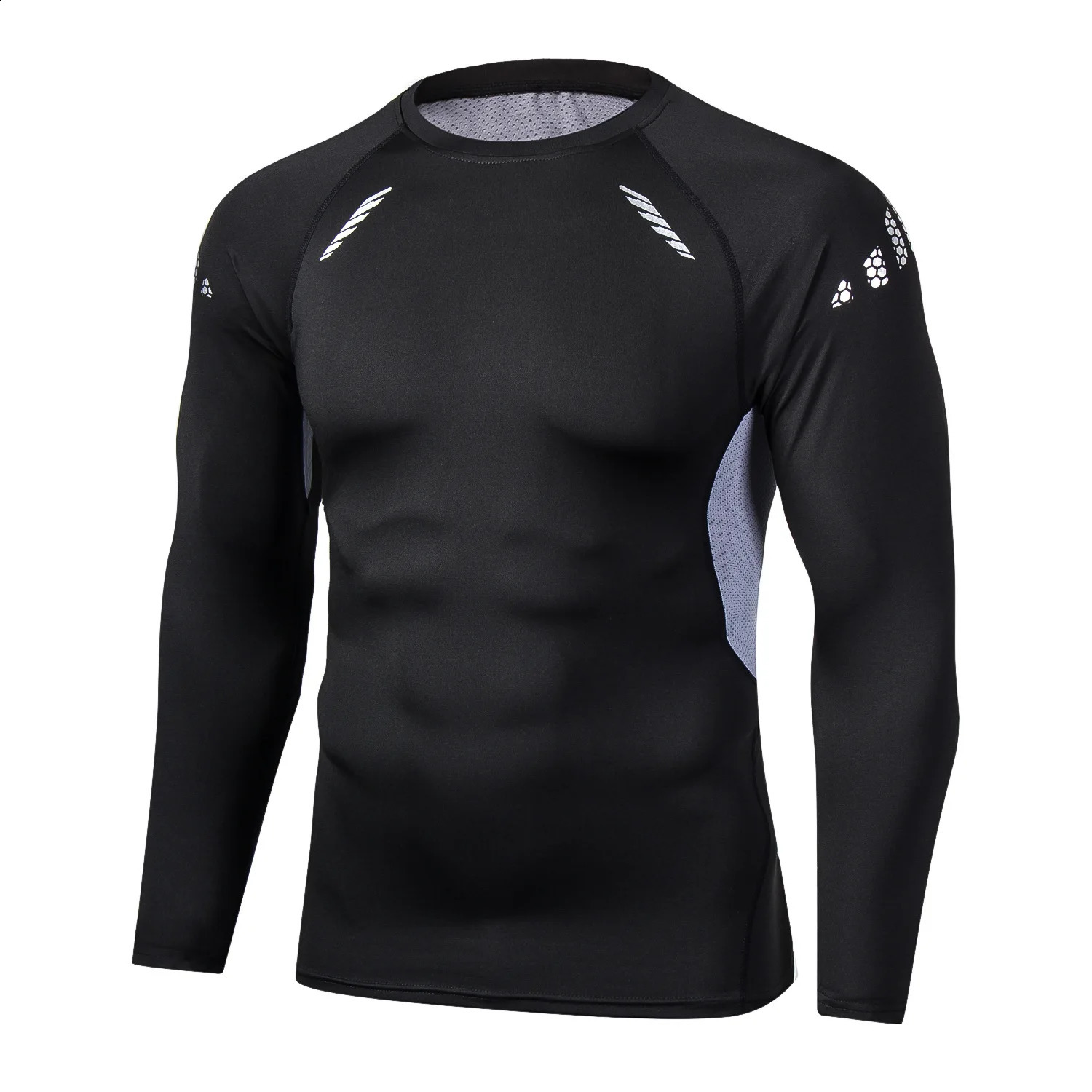 Winter Men Long Sleeve Running Sports T Shirt Clothing Mens Thermal Muscle Bodybuilding Gym Compression Quick dry Tights 251023