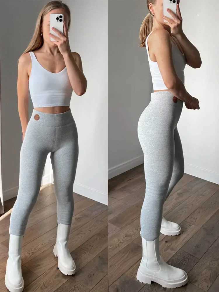 Womens Leggings with Fleece Thick Warm Velvet Cotton Tights Female Legging Pants Winter Skinny Grey Thermal Leggings for WomenT251023
