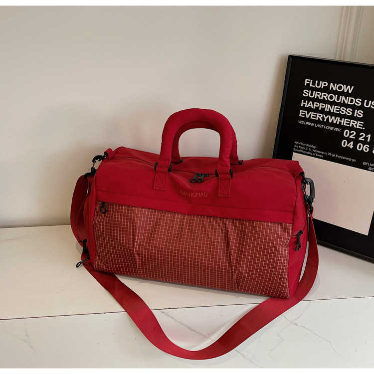2025 New Fitness Bag Large Capacity Dry Wet Separation Sports Bag Outdoor casual Independent Shoe Warehouse Travel Bag W251023