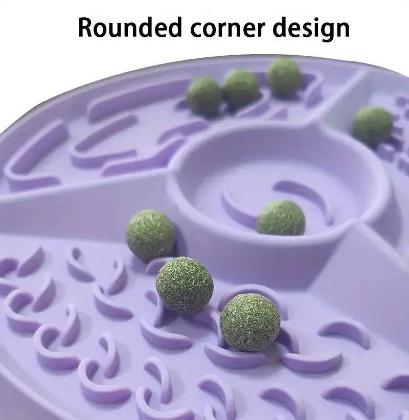 Pet Supplies Dog Licking Mat Silicone Cat Slow Food Tableware Bowl Suction Cup Anti Choking Anti Overturning Healthy Meal Mat Y251023