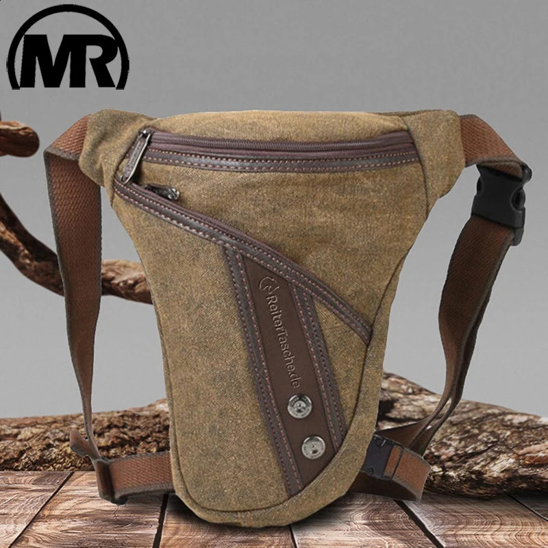MARKROYAL Men Thigh Fanny Pack Drop Bag Motorcycle Riding Shoulder Pouch Crossbody Nylon Male Hip Bum Belt Leg Waist Bags251023