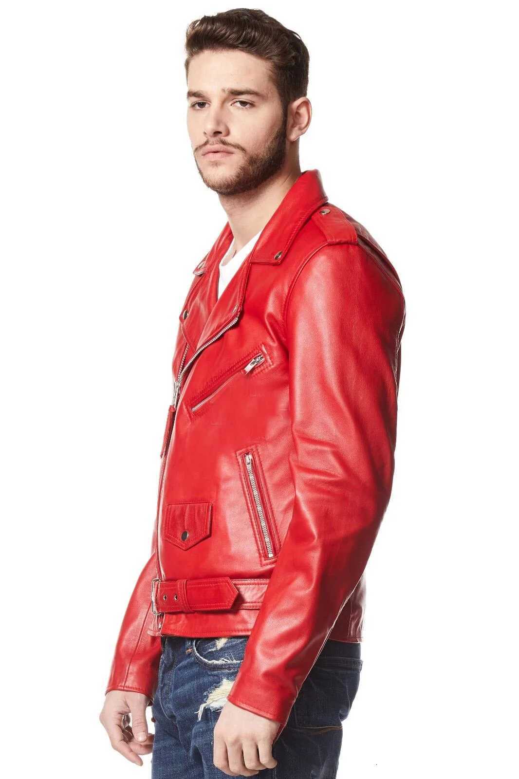 Turnlapel Pu Jacket Coat Outside Spring and Autumn Street Trendy Mens Personality Simple Punk Fan Coat winter jacket men W251023