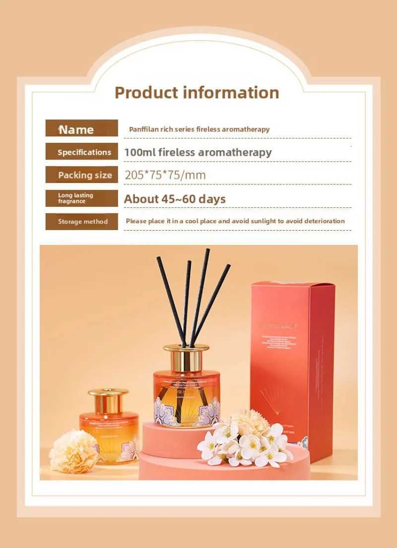 Rattan AratherapySetGift HotelFragrance WoodenCap RattanNonflame Aratherapy Essential Oil Reed Diffuser Difusor De Ara Y251023