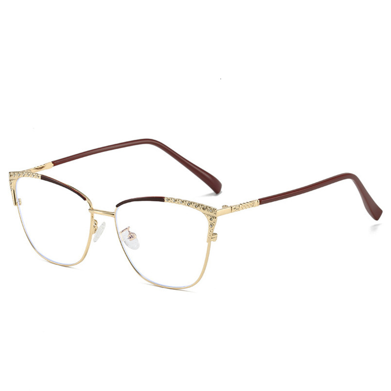 2024 New Fashion Metal with Prescription Glasses Optical Unisex Plain Universal Eyeglass Frame