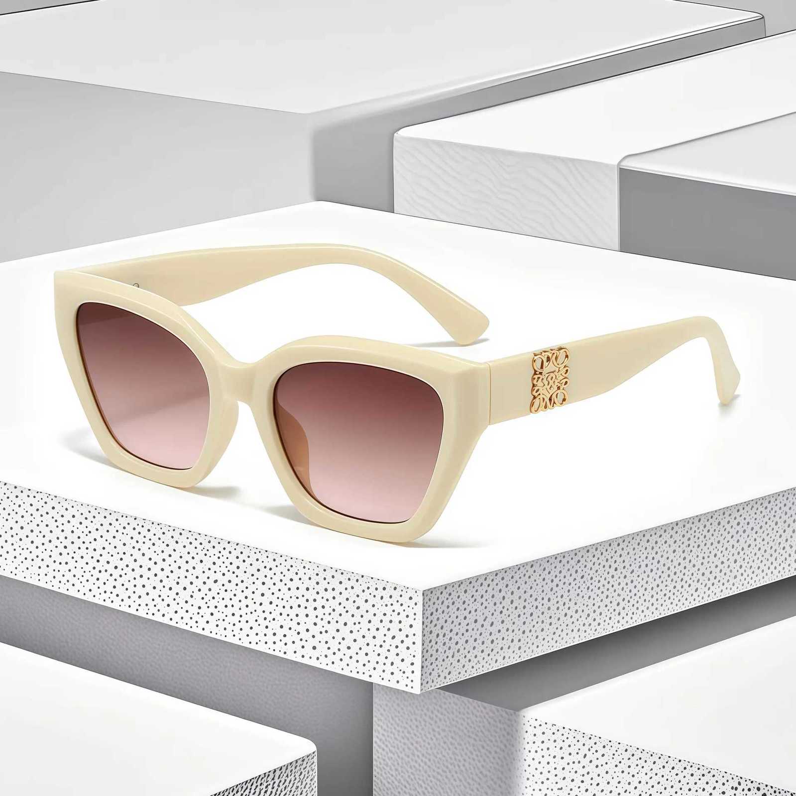 Sunes For Wen 2025 New Retro Cat Eye Sunshade Sun Protection Fashion Street Photogrhy Sunes Trend 3198W251023