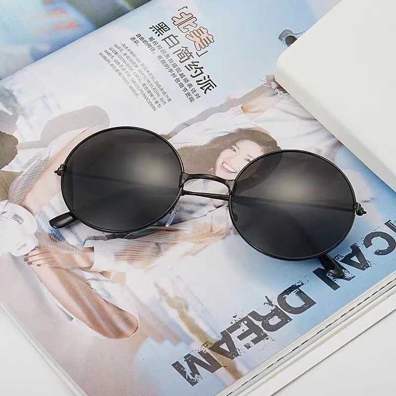round Metal Sunglasses for Men and Women Retro Vintage Sunglasses Popular Fishing Glasses Fashion Leisure Glasses UV400W251023