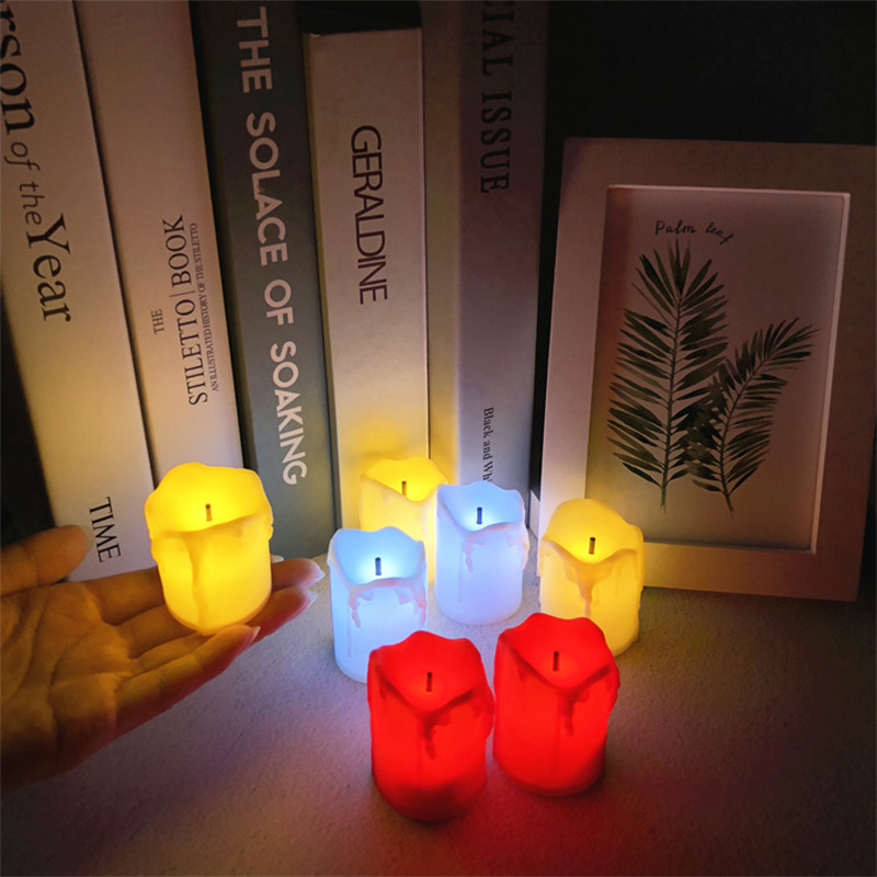 ABS Plastic LED Electronic Candle Lights Battery Operated No-Melt Alternative for Special Occasions & Interior Designing Needs - led lights -Electroni