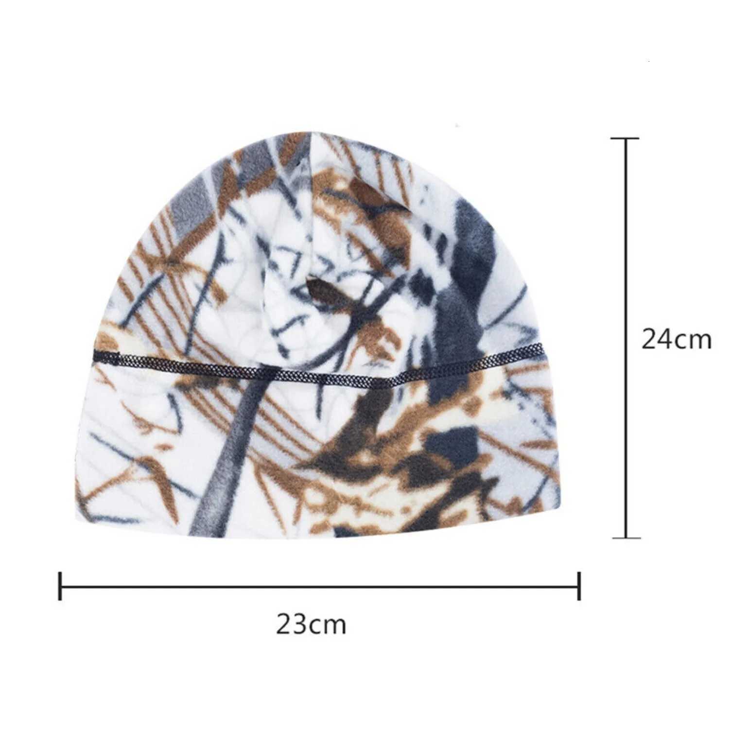 Winter Warm Fece Hat Windproof Military Tactical Beanie Skl Men Wen Thermal s Cold Proof Skiing Hiking Beanies HatW251023