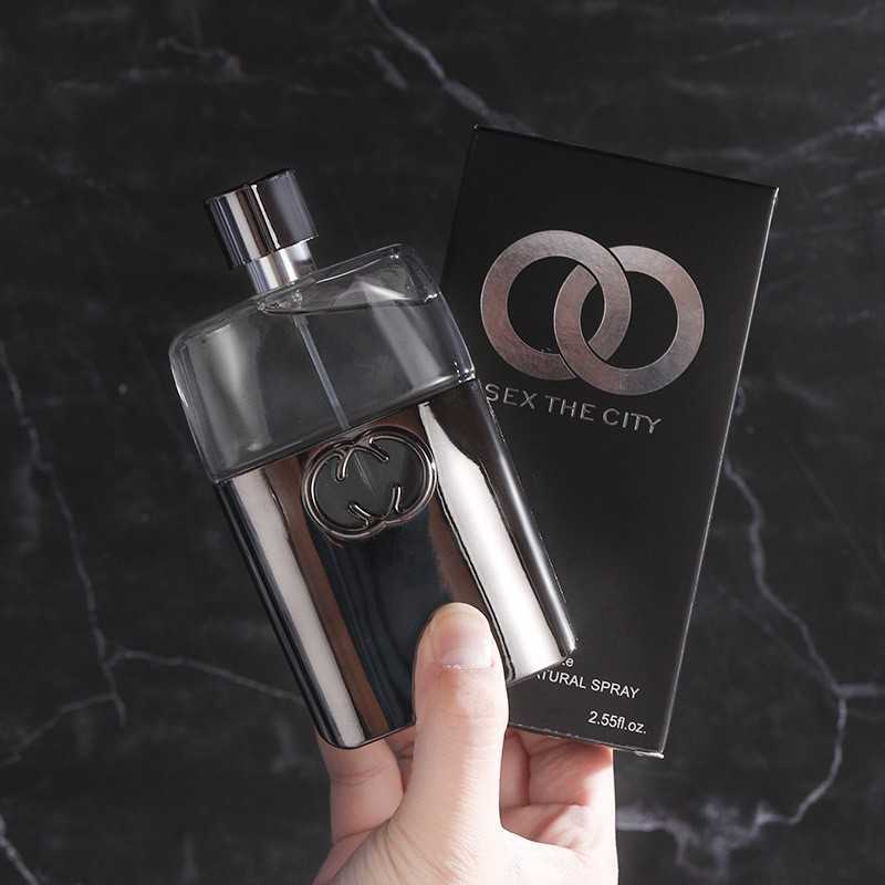 Brand small town Yixiang net red black sin love mens cologne wood sandalwood perfume 75mlW251023