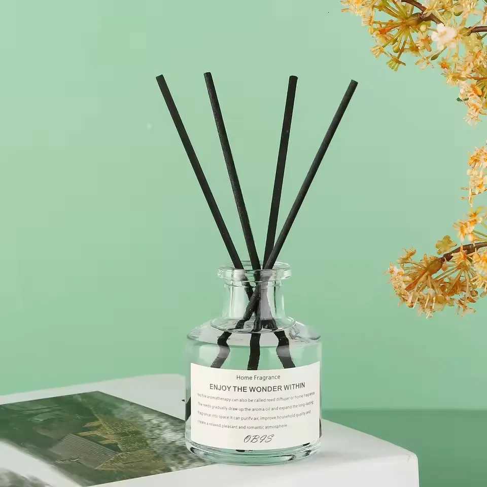 Clearance Highly 50ml Reed Diffuser Set with Fiber Stick Aratherapy Diffuser Essential Oil for He Decoration Air Freshener Y251023