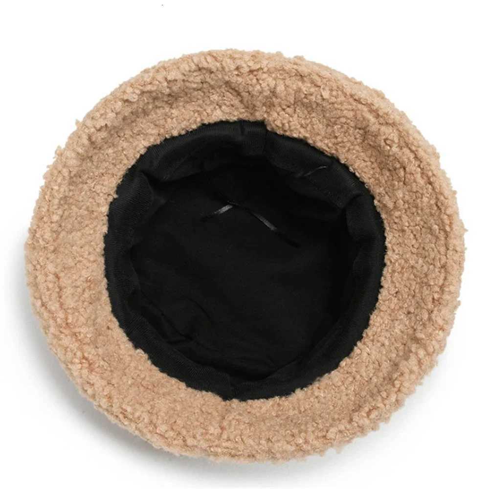 Winter Warm Fece Bucket Hat for Men Wen Cold Resistant Fashion Fisherman Trendy SunshadeW251023