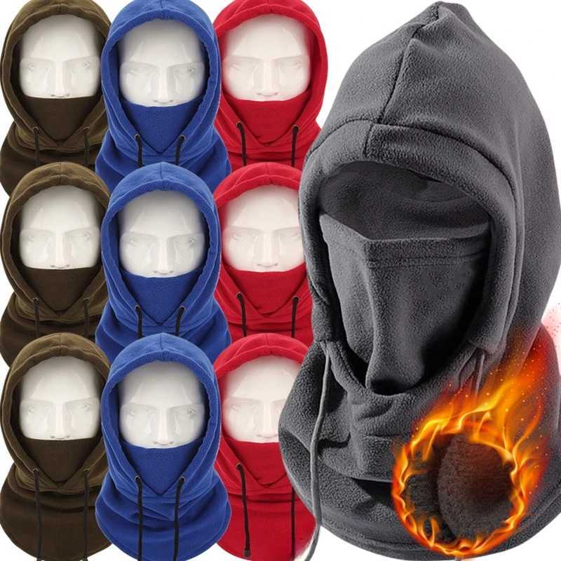 Motorcyc Winter clava Hat Outdoor Knitted Fl Beanies Cycling Skiing Sports Hood s Keep Warm Unisex Racing Fece HatsW251023