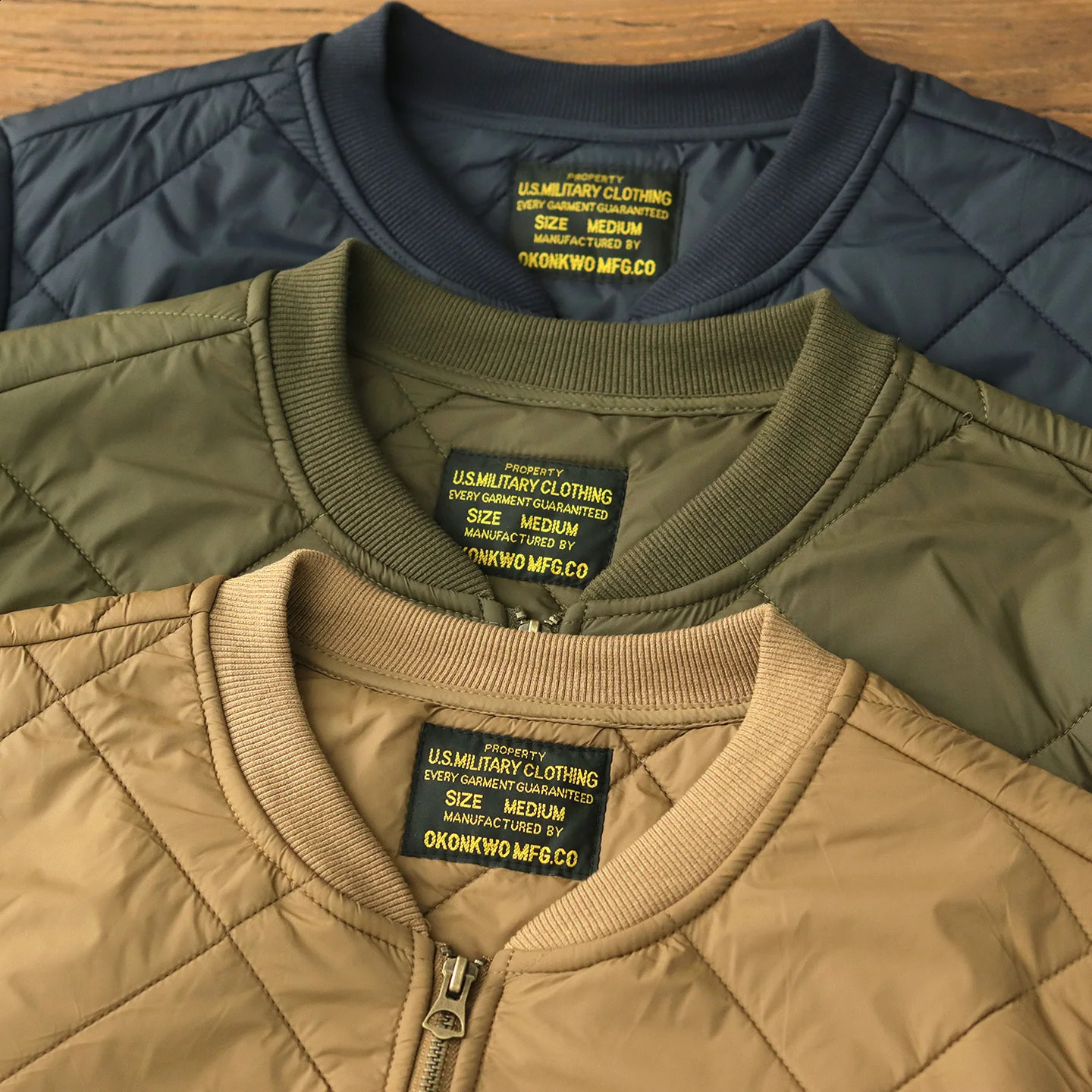 2026 Autumn Winter American Retro Improved M43 Inner Liner Jacket Mens Amekaji Cotton Quilted Cold Weather Uniform Caot 251023