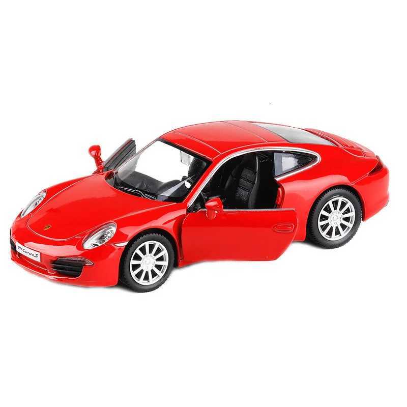 1 36 Porsche 911 Alloy Car Model High Simulation Diecasts Toy With 2 doors opened Pull Back Vehicles Decoration Toys For KidsT251023