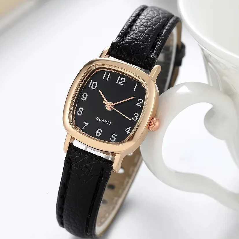 Kegllect Square Women Simple Small Dial Student Watches Vintage Belt Quartz WristwatchL251023