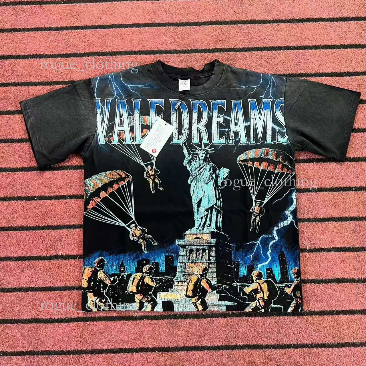 Valley T Shirt Mens Designer T Shirt For Men Women Vale Shirts Hip Hop Round Neck Short Sleeved Fashion Streetwear Graphic Tee Valley Dream Party Tops Clothes db0