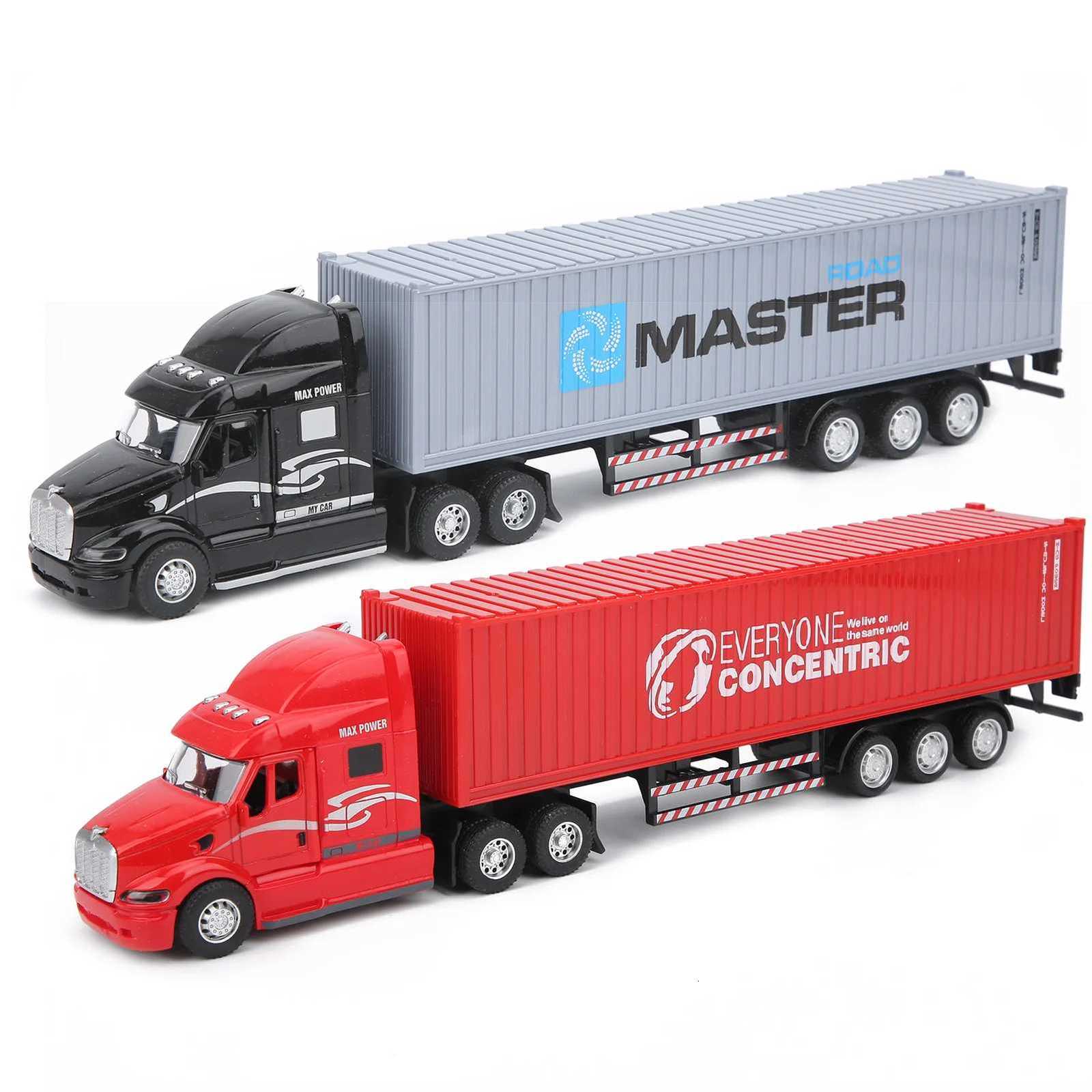 Alloy Car Model Alloy Simulation Container Car Model Children Kid Pull Back Car with Sound Light Children Car Simulation CarT251023