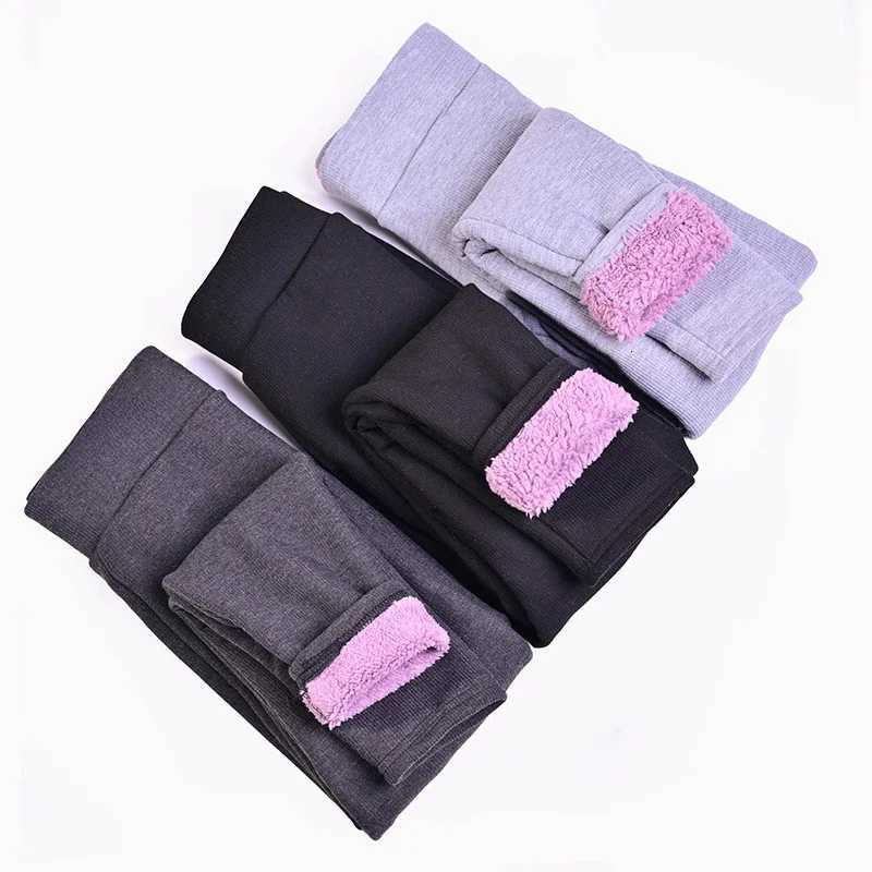 2025 New Casual Womens Outer Wear Winter Velvet Thickened Thermal Pants Fashion Autumn High Waist Cotton Pants LeggingsT251023