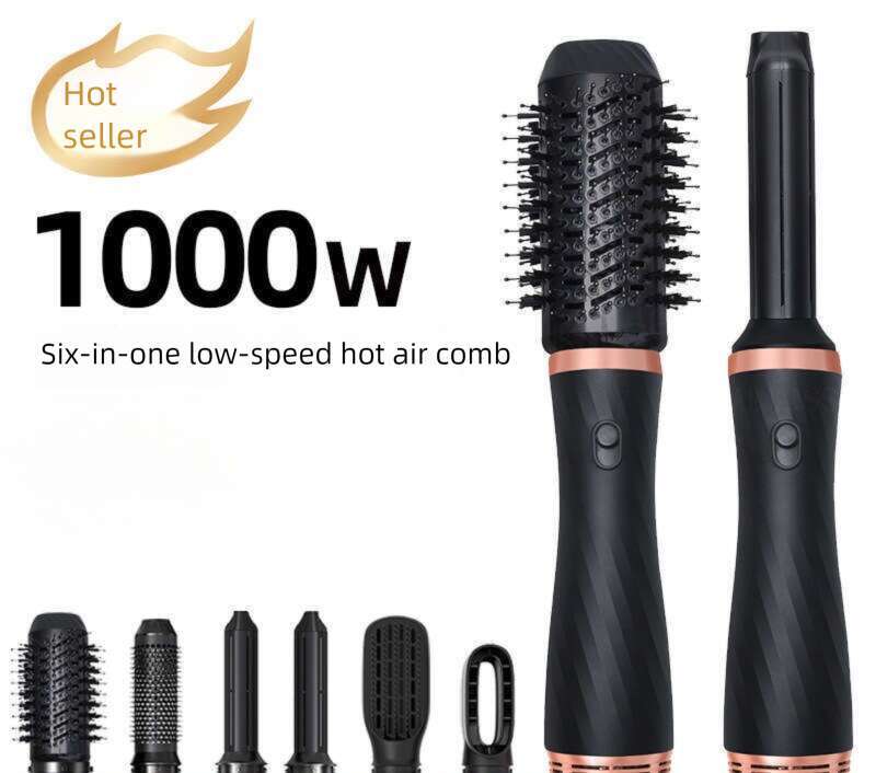 Well Known Brand Designer High Power Wiredrawing Hot Air Comb Curling Iron Hair Straightener Dryer Six In One Net Red Travel Home Integrated Stylist