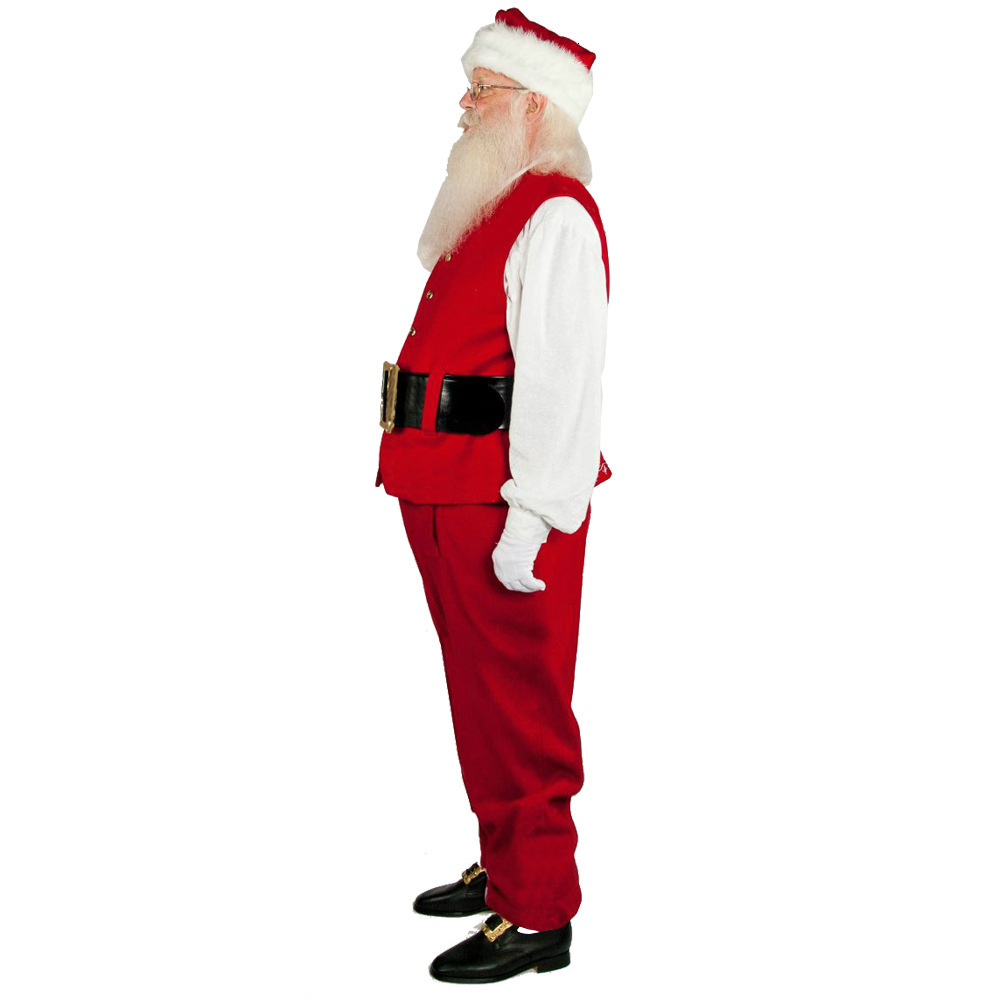 2025 Santa Claus Performance Costume Autumn/Winter New Velvet Set Performance Costume