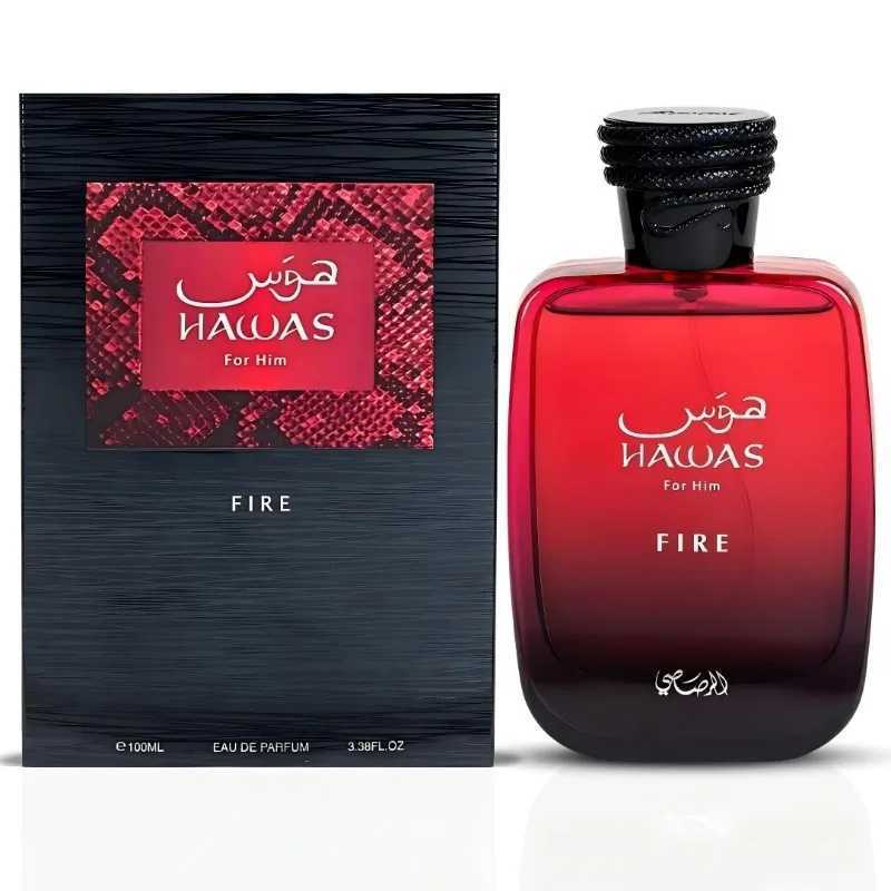 100ML RASASI Hawas Fire Eau De Parfum Pheromone Fragrance Arabian Womens Perfume Pheromone Cologne Man Attract The Opposite SexW251023