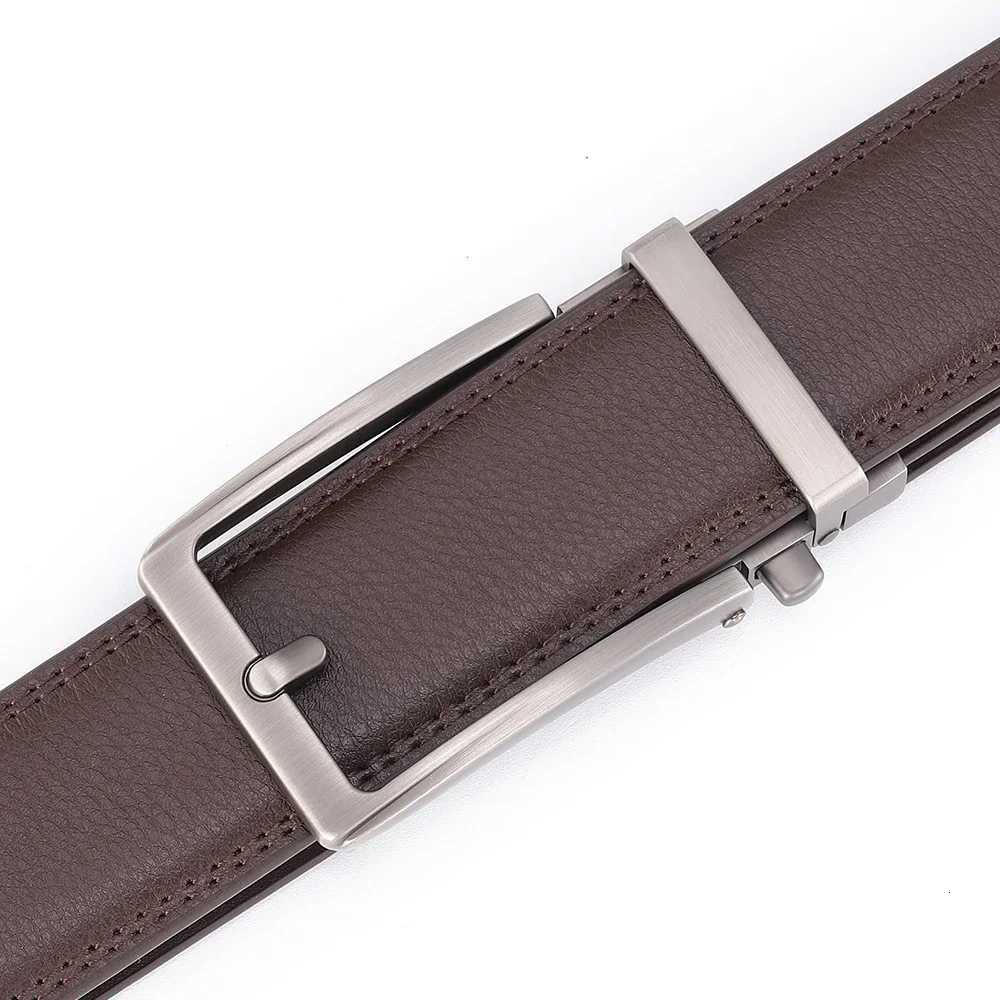 Click Belts for Men Famous Luxury Brand Designer Alloy Automatic Buckle Original Genuine Leather Mens Belt Jeans Waist StrapsXJ251023