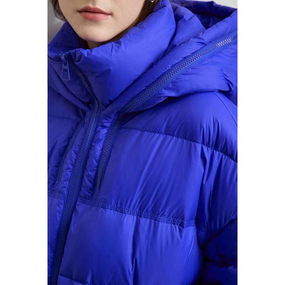 Minimalist Women Winter Down Jacket 2025 New Warm Thick Hooded Parkas Coats Loose Female Commuter Puffer Overcoat Womens Coat