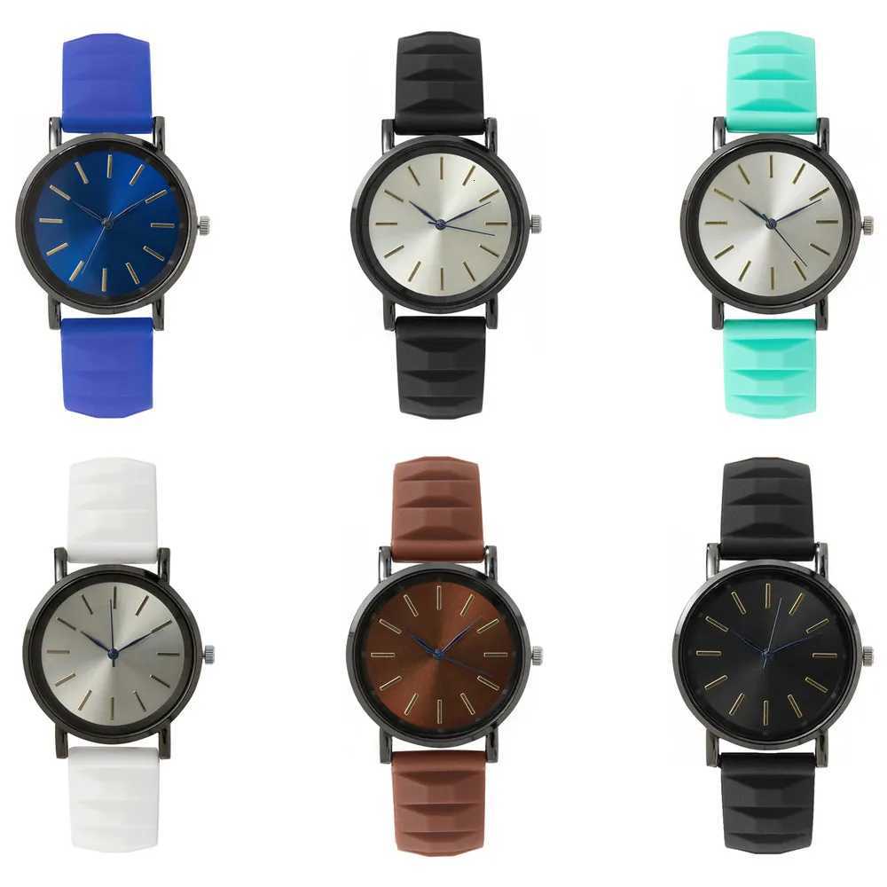 Simple Blue Studs Ladies Dress Quartz Watch Fashion 2025 New Silicone Stripes Women Brands Clocks WristwatchesL251023