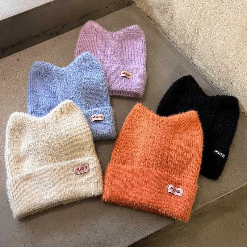 Cozy Rabbit Ear Knit Beanie for Women Ultra Soft Winter Hat Cute Christmas Gift Idea Stretchy Slouchy CapXJ251023