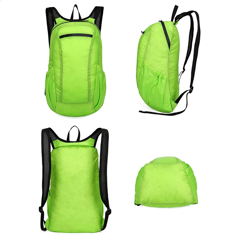 Custom Student Backpack Fashionable Storage Folding Bag Leisure Bag Sports Ultra Light Skin Bag Backpack 251021