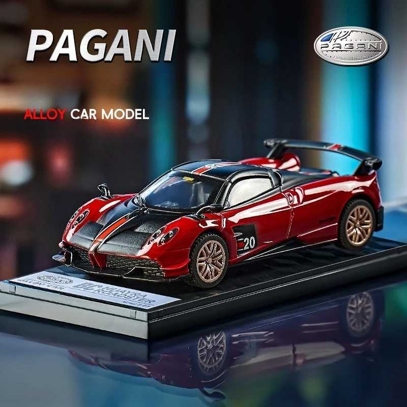 Simulation 143 Pagani Huayra BC Super Car Model With Display Base Diecast Land Rover Jimny Boy Car Toy Gift Miniature VoitureT251023