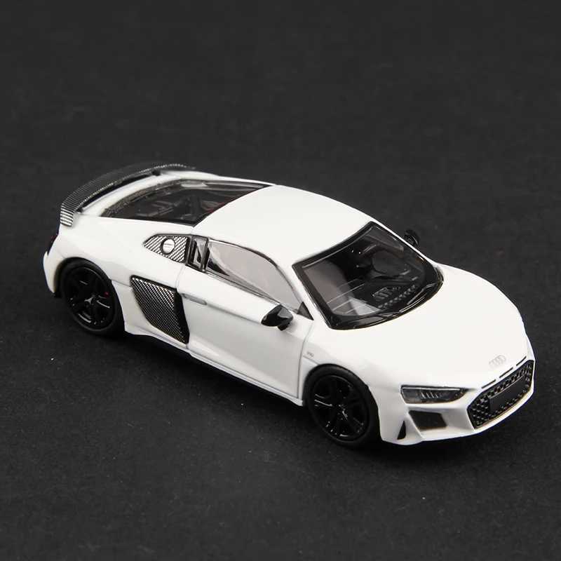 Massdi 164 Audi R8 V10 Coupe Performance 2022 Car Model Alloy Miniature Supercar Vehicle Diecast ToyT251023