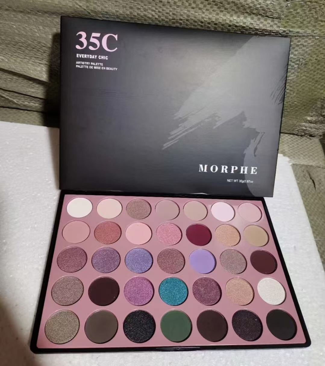 Morphe35W 35W 35C 35P 35O3 35T colors eye shadow Palette Matte Shimmer Eye shadow makeup palette 35 colors palette eye shadow